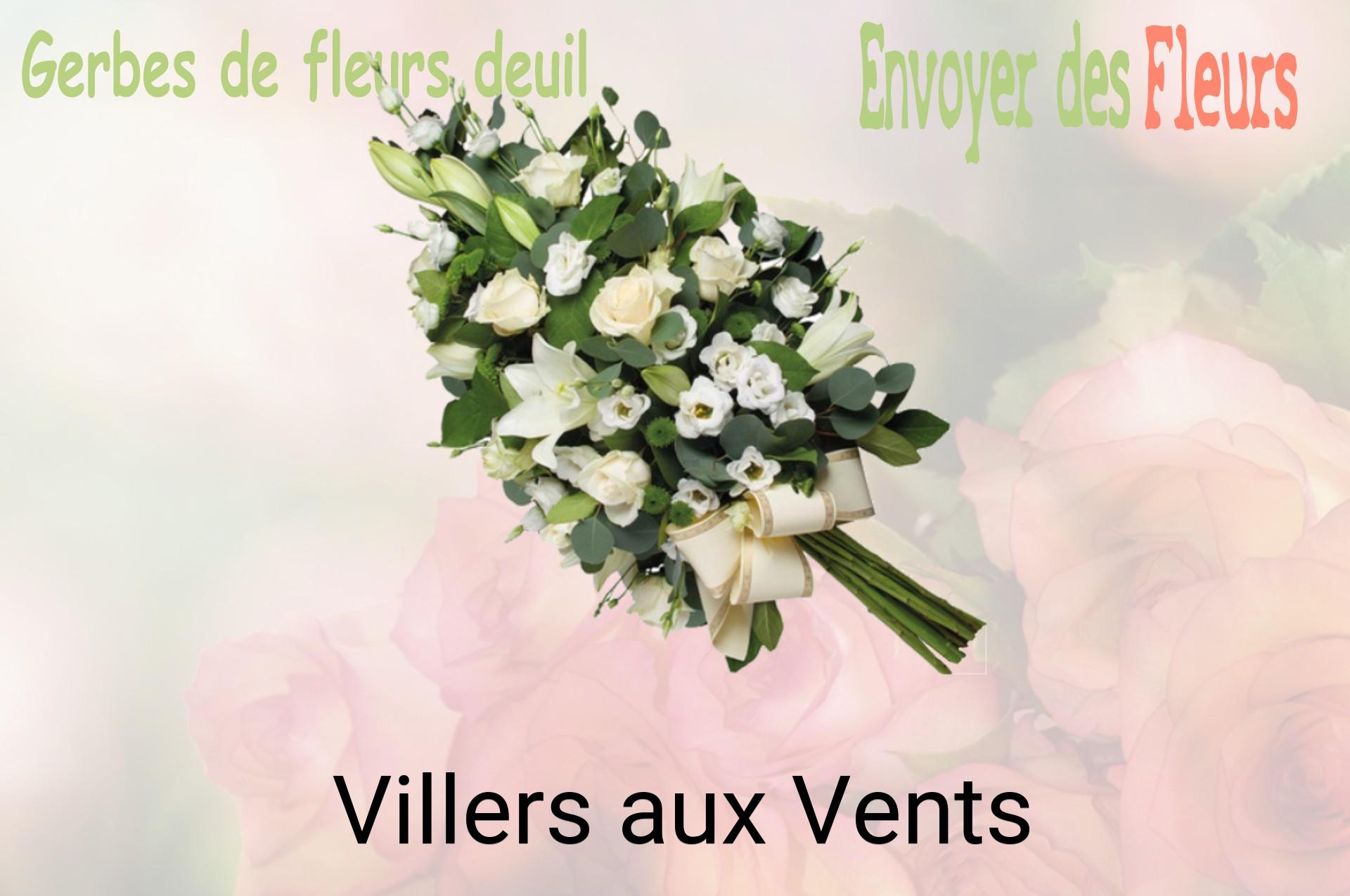 Gerbe de fleurs de deuil livrée à Villers-aux-Vents